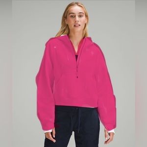 NWT Lululemon Half-Zip Hoodie Scuba Sweatshirt - XL/XXL - Sonic Pink